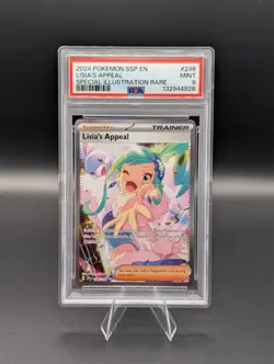 PSA 9 Lisia's Appeal 246/191 SIR 2024 Pokemon Surging Sparks - Image 1