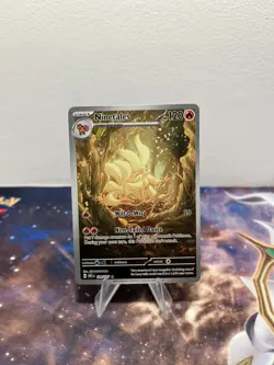 Pokemon TCG Ninetales 199/197 SV03 Obsidian Flames IR Holo ENG - Image 1