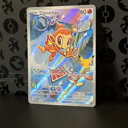 Pokemon TCG: Chimchar #41 First Partners Series Black Star Promo - NM - Image 2