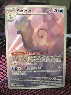 Aurorus 092/088 Holo Illustration Rare Perfect Order Pokemon Near Mint - Image 1