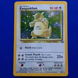 1999 Pokemon Jungle Kangaskhan Holo #5/64 - Image 1