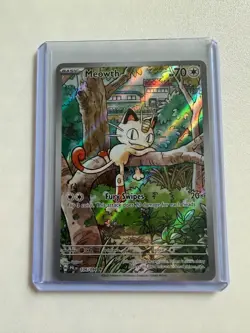 MEOWTH 106/094 PFL Illustration Rare NM/M Pokemon - Image 1
