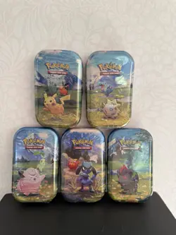 Ascended Heroes Mini Tins Pokemon set of 5 Sealed NEW - Image 1