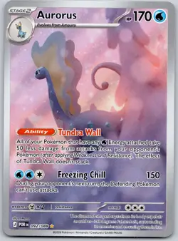 AURORUS 092/088 HOLO ILLUSTRATION RARE PERFECT ORDER POKEMON HOLO NM/M - Image 1
