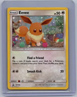 EEVEE - (COSMOS HOLO) SM184 P SUN & MOON PROMO POKEMON HOLO NM/M - Image 1