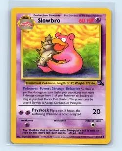 Pokemon tcg Fossil Slowbro Lightly played - Image 1