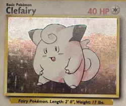 Pokemon TCG Clefairy 1999 Base Set Holo Rare #5/102 WOTC NM Vintage - Image 5