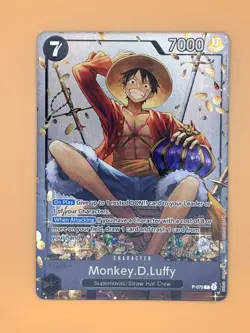 Monkey.D.Luffy (Tin Pack Set Vol. 2) P-075 One Piece Promotion Cards Foil - Image 1