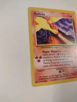 Pokemon Moltres Black Star Promo #21 LP-NM Non-Holo Rare Card + Free Gift - Image 4