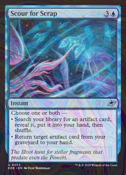 Foil Scour for Scrap - eoe - 73 | MTG Card - Image 1