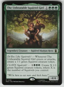 The Unbeatable Squirrel Girl Rare Marvel Super Heroes 193 MTG Near Mint 2026 - Image 1