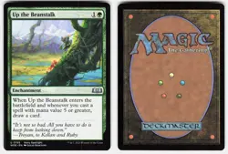 Up the Beanstalk 195 Uncommon Wilds of Eldraine Magic: The Gathering LP - Image 1