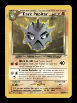 Dark Pupitar 38/105 Neo Destiny Unlimited MP Pokemon - Image 1