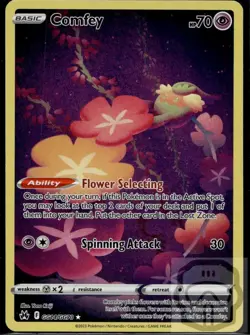 Comfey GG14/GG70 Holo Crown Zenith Galarian Gallery Pokemon Holo NM/M - Image 3