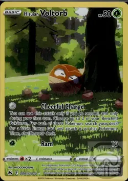 Hisuian Voltorb GG01/GG70 Holo Crown Zenith Galarian Gallery Pokemon Holo NM/M - Image 3