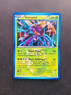 Carte Pokemon Genesect BW86 HOLO PROMO N&B Noir Et Blanc FR NEUF - Image 1
