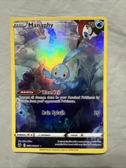 Manaphy GG06/GG70 Crown Zenith: Galarian Gallery Full Art Pokemon TCG - Image 1