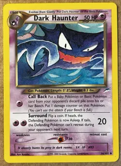 Pokemon TCG Dark Haunter 36/105 Neo Destiny Regular Unlimited (NM) - Image 1