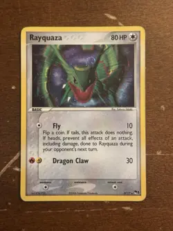 Pokemon TCG Rayquaza POP Series 1 Holo LP - Image 1