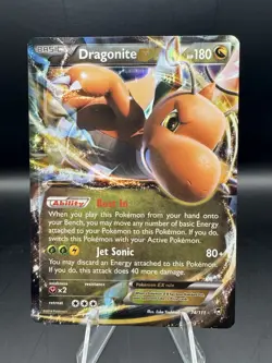 Dragonite EX 74/111 XY - Furious Fists Holo LP Pokemon - Image 1