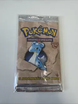 Pokemon TCG Fossil 1st Edition Booster Pack Sealed - Lapras Artwork - Image 1