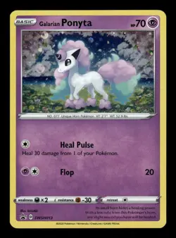 GALARIAN PONYTA SWSH013 HOLO PROMO SWORD & SHIELD PROMO POKEMON NM - Image 1