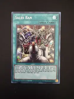 🔥Yugioh Sales Ban Secret Rare BACH-EN063 NM 1st Edition🔥 - Image 1