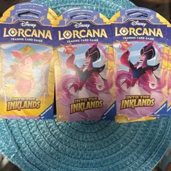 Disney Lorcana Into the Inklands TCG Booster Pack Lot Of 27 NEW SEALED - Image 1