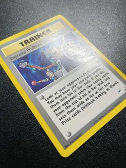 Imposter Professor Oak's Invention #94/105 Neo Destiny Pokemon Card LP DMG - Image 2