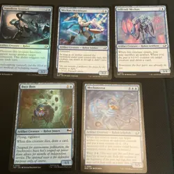 5 Card Bundle- Artifact Creature - Robot (blue); Magic: The Gathering; MTG - Image 1