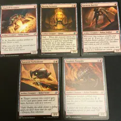 5 Card Bundle- Robots (red); Magic: The Gathering; MTG - Image 1