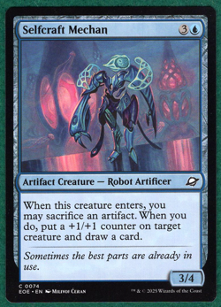 Selfcraft Mechan - Edge of Eternities EOE #74 - Magic: The Gathering MTG Card - Image 1