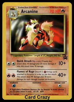 Arcanine 06/53 - WoTC Promo Pokemon Card - Image 1