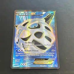 Pokemon TCG Glalie EX Full Art Ultra Rare Card 155/162 XY Breakthrough - Image 1