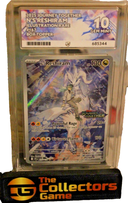 Pokemon TCG Reshiram Card N's Journey Together Stamped - ACE 10 - Image 1