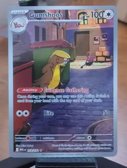Pokemon TCG Gumshoos Card 153/132 Mega Evolution, Near Mint Condition - Image 1