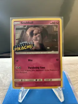 Snubbull - SM200 - Stamped Detective Pikachu Black Star Promo Pokemon Card - NM - Image 1