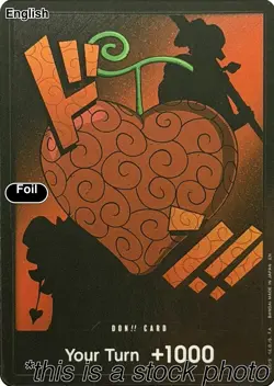 DON!! Card (Op-Op Fruit) (Devil Fruits Collection Vol. 3) [OP-PR - 3] DON!! NM - Image 1