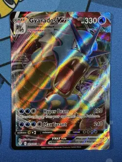 Pokemon Company Gyarados VMAX 029/203 Evolving Skies Rare Holo VMAX Eng 2021 - Image 1