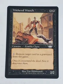 MTG Withered Wretch (Legions/Black/U) - BGM - Image 1
