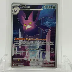 Pokemon TCG Chaos Rising Crobat #093/086 Illustration Rare NM- - Image 1