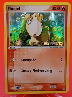 Numel 58/106 Reverse Holo EX Emerald Near Mint Pokemon - Image 1