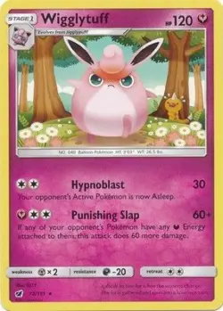 Wigglytuff 72/111 S&M Crimson Invasion RARE PERFECT MINT! Pokemon - Image 1