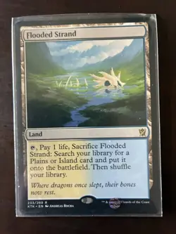 MTG Flooded Strand Khans of Tarkir 233/269 Regular Rare - Image 1