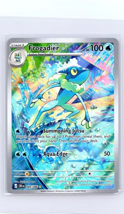 Frogadier 089/086 Holo Illustration Rare Chaos Rising Pokemon Holo Near Mint - Image 1