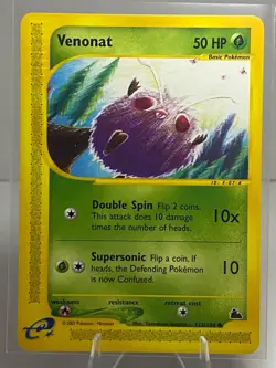 Venonat 112/144 Common Skyridge Near Mint - Image 1