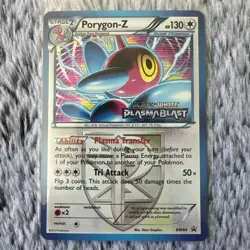 Porygon-Z (Team Plasma) BW84 Plasma Blast Prerelease Black Star Promo Pokemon NM - Image 1