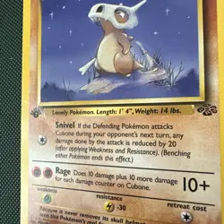 Cubone 50/64 1st Edition - Jungle - WOTC Wizards Pokemon TCG 1999 - Image 3