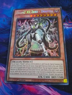 Yu-Gi-Oh! DoomZ XII Zero - Drastea DOOD-EN008 SCR 1st Ed MINT - Image 5