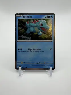 Swirl Totodile 041/217 Ascended Heros Cosmos Holo Promo Pokemon TCG NM - Image 3
